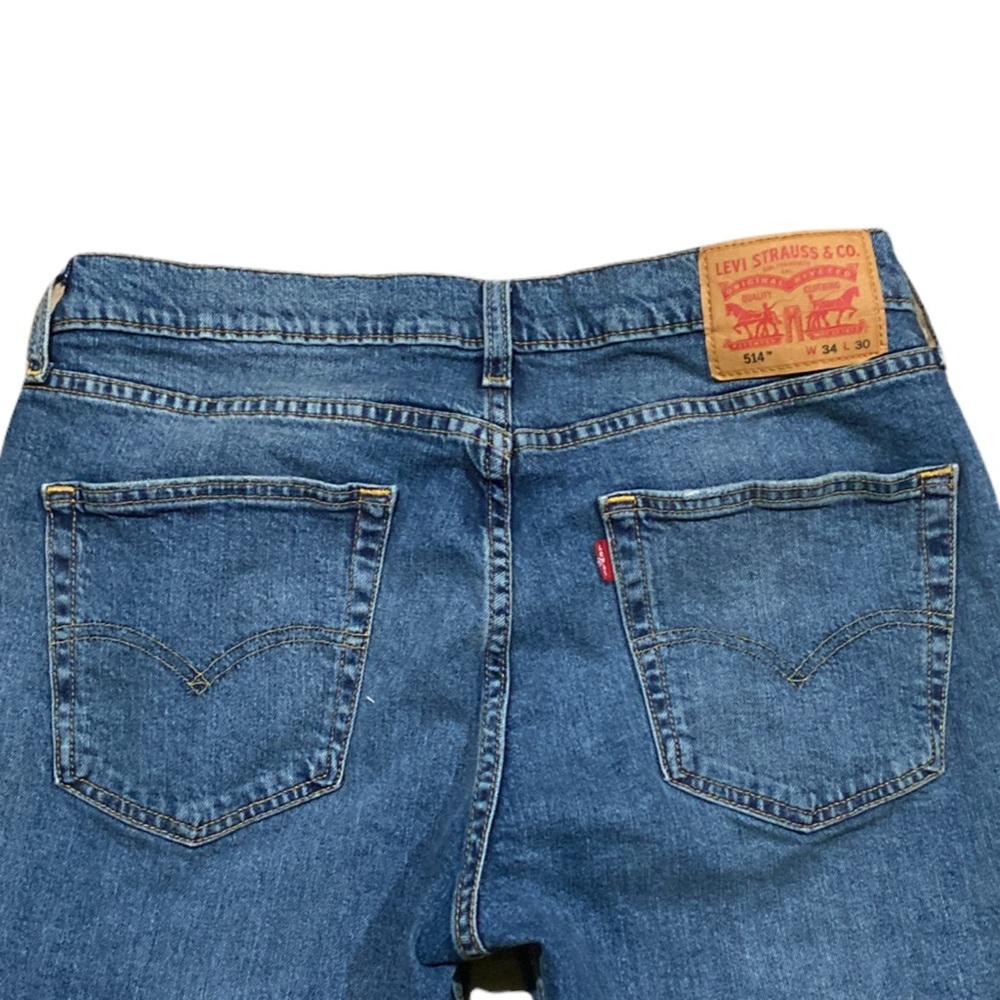 Men's Levis 514 Straight Fit Flex Jeans - Picture 7 of 11